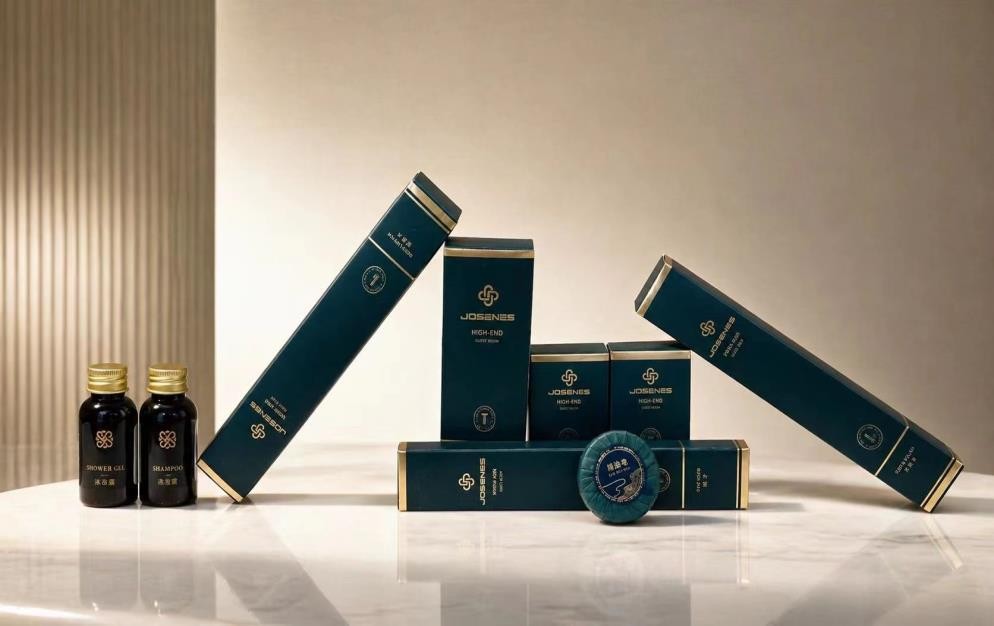 ชุด Amenities โรงแรมระดับ Luxury สีเขียว